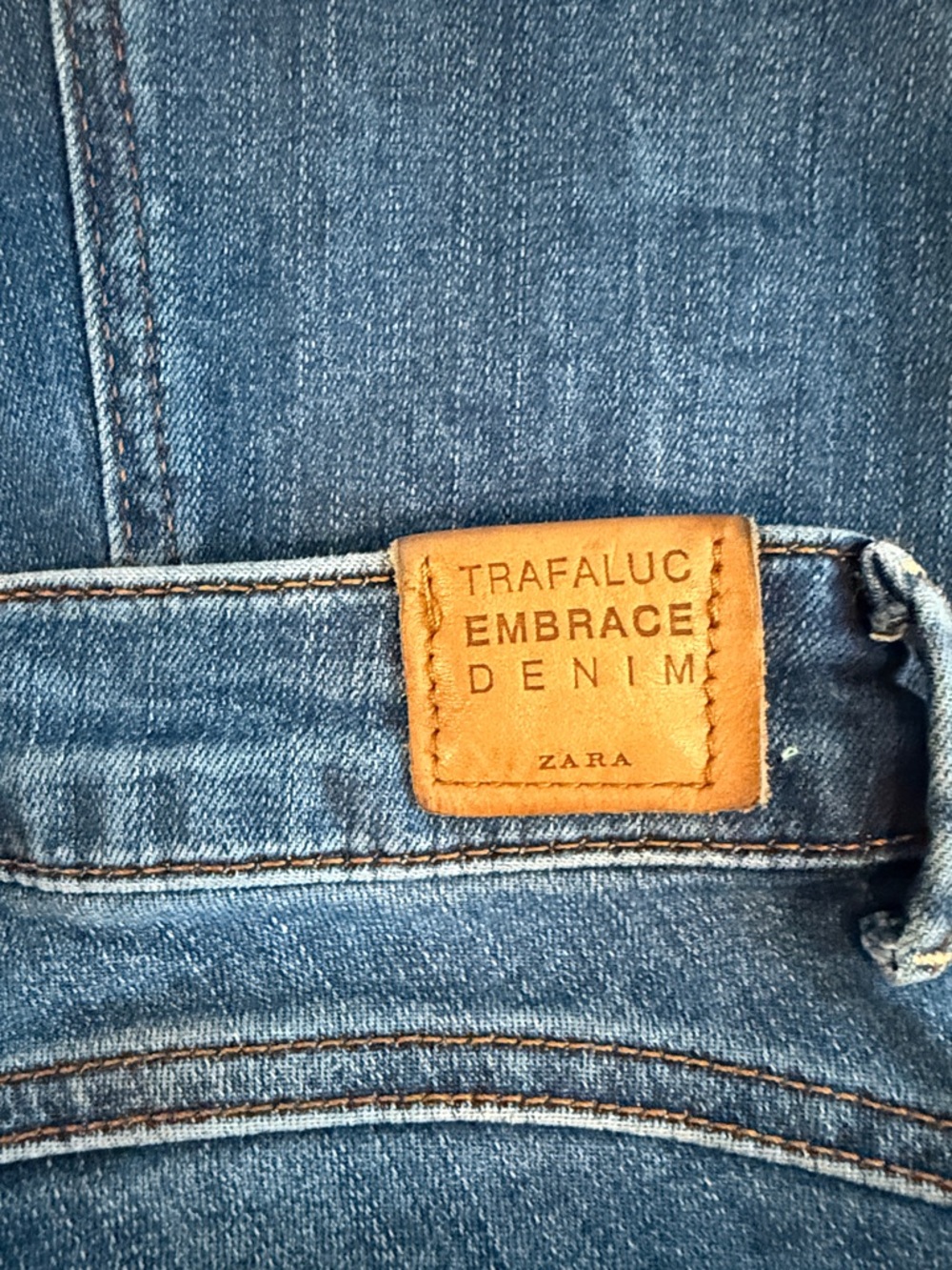 Zara Indigo Skinny Jeans with Light Whiskering - Picture 6 of 6